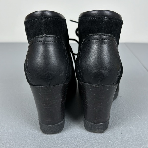 Aquatalia by Marvin K Cassie Suede Lace Up Wedge Bootie. Size 38. US 8. - Picture 2 of 13